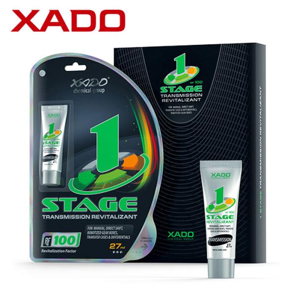 XADO 1ステージ オイル添加剤 マニュアルトランスミッション 27ml チューブ ギアボックス ...