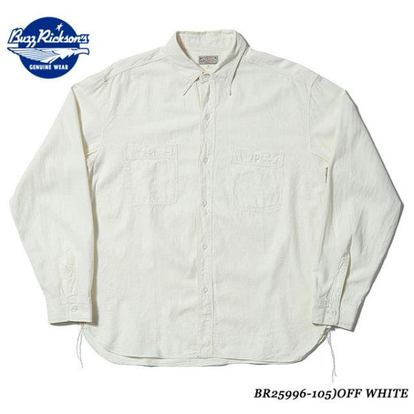 BUZZ RICKSON'S バズリクソンズ WHITE CHAMBRAY WORK SHIRTS ...