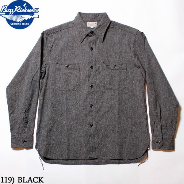 BUZZ RICKSON'S バズリクソンズ COTTON COVERT WORK SHIRTS N...