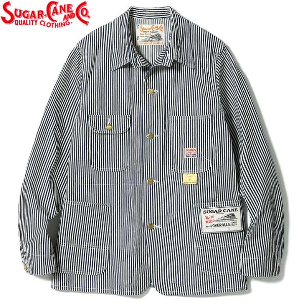SUGAR CANE 11oz. HICKORY STRIPE WORK COAT Style no...