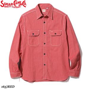 SUGAR CANE シュガーケーン / RED CHAMBRAY WORK SHIRT (LONG SLEEVE