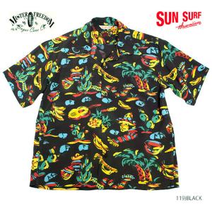 SUN SURF サンサーフ アロハシャツKEONI OF HAWAIIさかなクンRAYON S/S