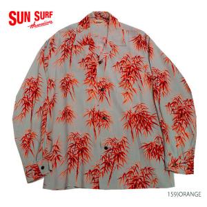 SUN SURF×別注 サンサーフ アロハシャツRAYON L/S"BAMBOO"Style No.SS22140｜maunakeagalleries