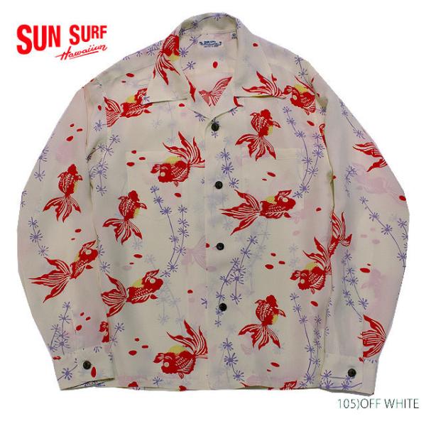 SUN SURFRAYON L/S&quot;GOLD FISH WITH LUCK&quot;Style No.SS2...