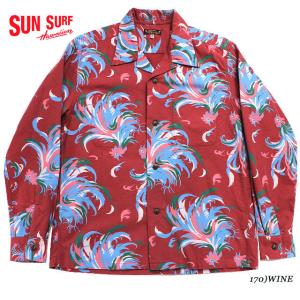 SUN SURF LONG SLEEVE OP COTTON FLANNEL"COOK FIGHTING" Style No.SS28759｜maunakeagalleries