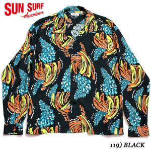 SUN SURF RAYON L/S "BANANA HARVEST" Style No.SS28784｜maunakeagalleries