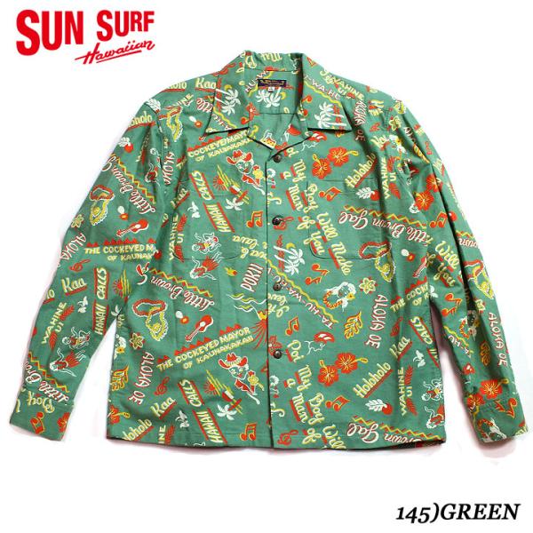 SUN SURF LONG SLEEVE OP COTTON FLANNEL &quot;SWEET LEIL...