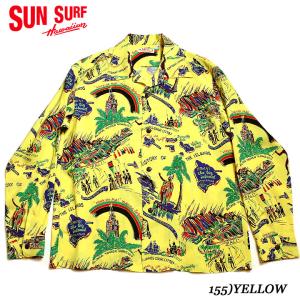 SUN SURF RAYON L/S 2023SS "HISTORY OF THE ISLANDS" Style No.SS29003｜maunakeagalleries