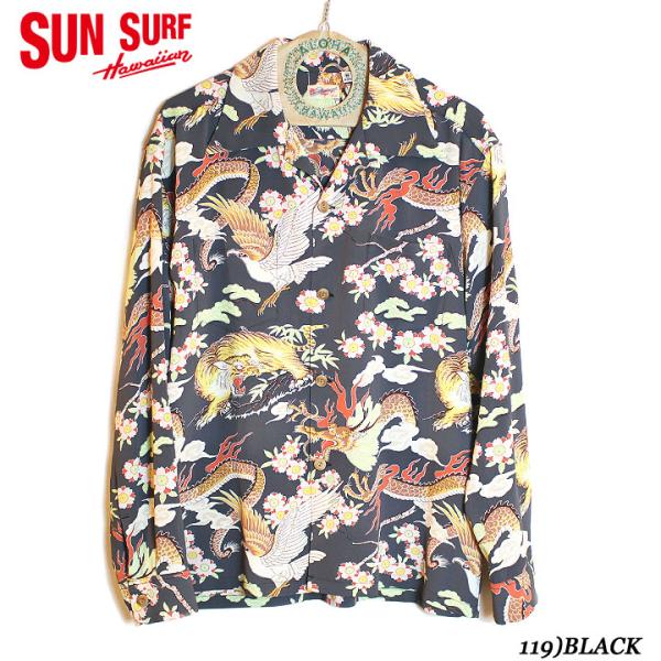 SUN SURF RAYON L/S 2025SS "THE TRIANGULAR FIGHT" S...