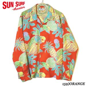 SUN SURF◇アロハシャツ/XL/レーヨン/BLK/総柄/SS38036 : セカンド