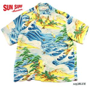 SUN SURF サンサーフ アロハシャツ ハワイアンシャツ RAYON HAWAIIAN S