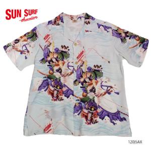 SUN SURF サンサーフ アロハシャツKEONI OF HAWAIIさかなクンRAYON S/S