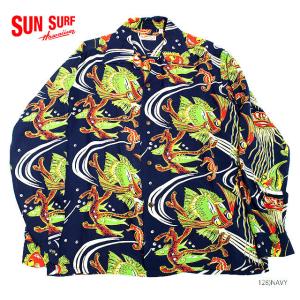 SUN SURF×別注RAYON L/S"BUG EYED FISH"Style No.SS35665MG｜maunakeagalleries