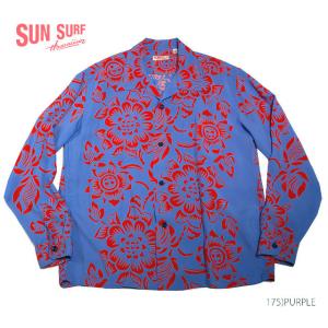 SUN SURF×別注RAYON L/S"BLOOMING BORDER"Style No.SS36827MGLS｜maunakeagalleries