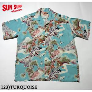SUN SURF サンサーフ アロハシャツRAYON S/S"HAWK"Style No.SS37786｜maunakeagalleries