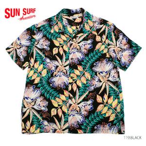 SUN SURF サンサーフ アロハシャツRAYON S/S"ORCHID BLOOM"Style No.SS38035｜maunakeagalleries