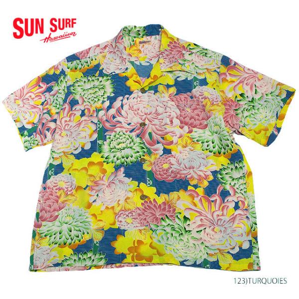 SUN SURF サンサーフ アロハシャツRAYON S/S&quot;COVERED WITH CHRYSA...