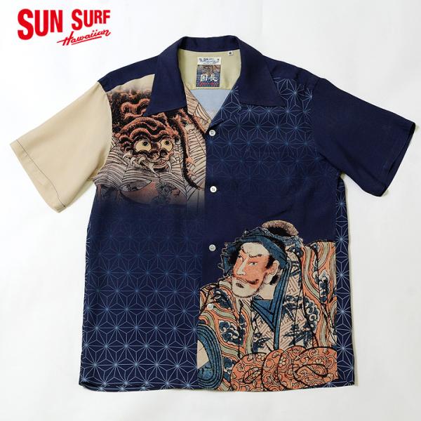 SUN SURF&lt;br&gt;日本の意匠×歌川国長 RAYON S/S &quot;Minamoto Raiko a...