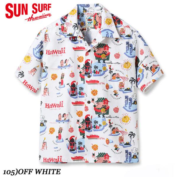 SUN SURF COTTON × LINEN HOPSACK OPEN SHIRT 2024SS ...