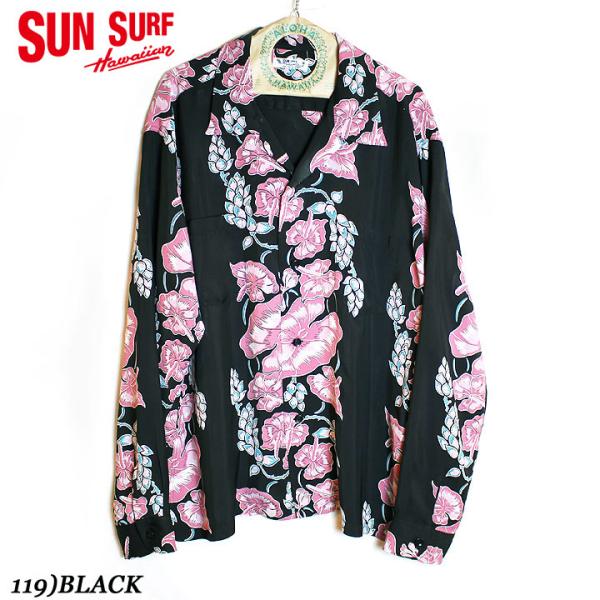 SUN SURF×マウナ別注 RAYON L/S 2025 HAWAIIAN SHIRT “ISLA...