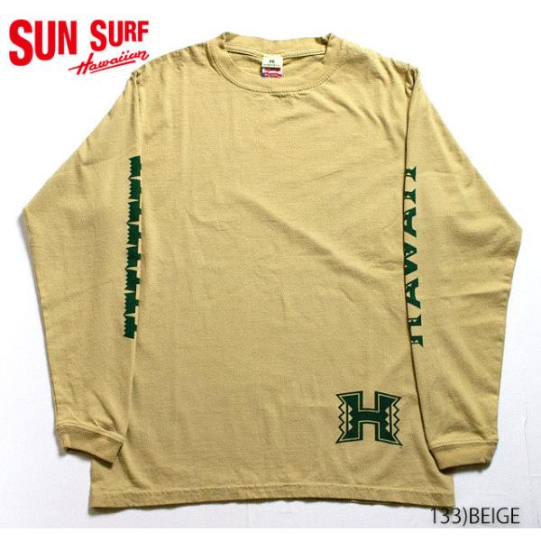 SUN SURF × University of hawaiiCREW NECK LONG T-SH...