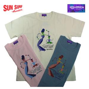 SUN SURF × SHAGCREW NECK T-SHIRT"BANQUET"Style No.SS78294｜maunakeagalleries