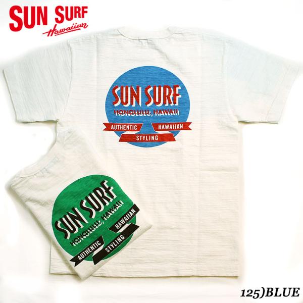 SUN SURF CREW NECK BACK PRINT T-SHIRT "SUN SURF LO...