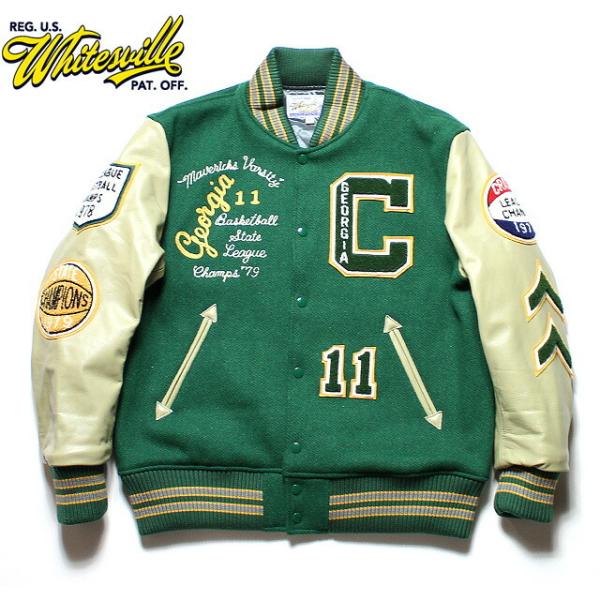 WHITESVILLE ホワイツビルスタジャン アワードジャケット30oz. Wool Melton...