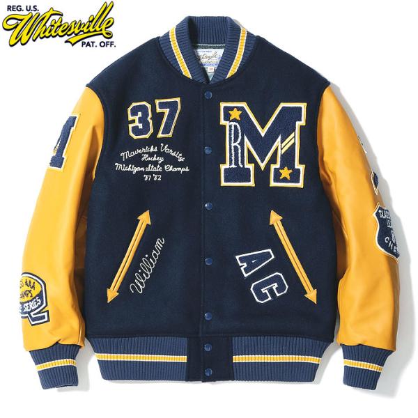 WHITESVILLE 30oz. WOOL MELTON AWARD JACKET ““MAVER...