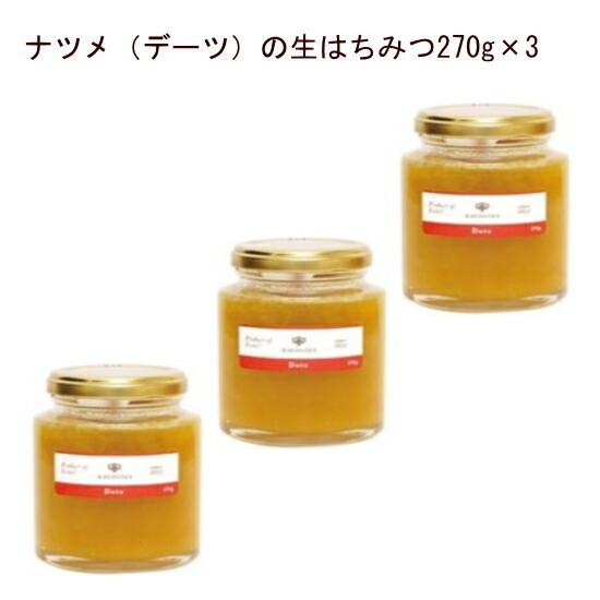 生蜂蜜【ナツメハニー270g×3】イスラエル産