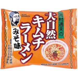河村通夫の大自然キムチラーメン みそ味 94g（健康フーズ）