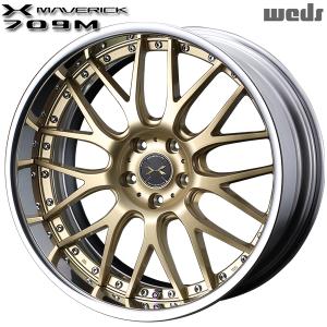 サマータイヤ ホイール4本セット 225/60R18インチ 5H114.3 ウェッズ マーベリック 709M サムライゴールド マッドスター ワンパクM/T ホワイトレター