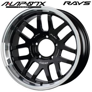 NEWモデル!!10%OFF 送料無料！RAYS A・LAP 07X ブラック 4本セット 16
