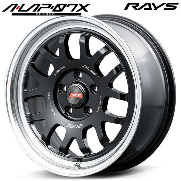 RAYS レイズ A・LAP-07X 17インチ 8.0J 5H127 +40 BD アルミホイール...