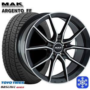 ベンツ Cクラス W205/W206用 225/50R17 TOYO OBSERVE GIZ2 トーヨー オブザーブ ギズ2 スタッドレス 5H112 MAK ARGENTO FF｜mauto