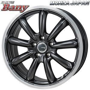 サマータイヤ ホイール4本セット 185/60R15インチ 5H100 MONZA JPスタイル BANY バーニー マッドスター ワンパクM/T ホワイトレター