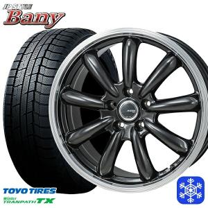 235/50R18インチ TOYO トーヨー ウィンター トランパス TX 5H114.3 スタッドレスタイヤホイール4本セット MONZA JPスタイル BANY バーニー｜mauto