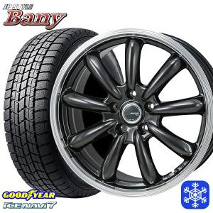 235/50R18インチ グッドイヤー アイスナビ7 ICE NAVI7 5H114.3 スタッドレスタイヤホイール4本セット MONZA JPスタイル BANY バーニー｜mauto