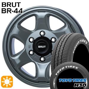 サマータイヤ ホイール4本セット 215/65R16インチ 6H139 BRUT ブルート BR-44 CCT トーヨー H30 ホワイトレター｜mauto