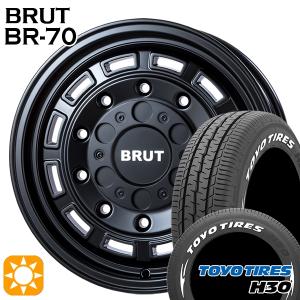 サマータイヤ ホイール4本セット 215/65R16インチ 6H139 BRUT ブルート BR-70 MLB トーヨー H30 ホワイトレター｜mauto