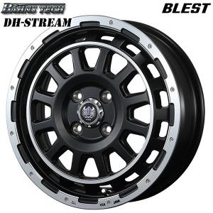 25〜26日+5倍 オールシーズンタイヤ ホイール4本セット 165/65R14インチ 4H100 BLEST バーンズテック DHストリーム SG ヨコハマ ブルーアース 4S AW21｜mauto