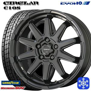 225/65R17インチ グッドイヤー アイスナビSUV 5H114.3 スタッドレスタイヤホイール4本セット 共豊 サーキュラー C10S｜mauto