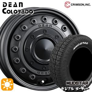 145/80R12 80/78N マッドスター ラジアルA/T ホワイトレター クリムソン ディーンコロラド MCB 12インチ 4.0J 4H100