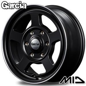 25〜26日+5倍  サマータイヤ ホイール4本セット 175/80R16インチ 5H139 MID ガルシア シカゴ5 BK ナンカン FT9 ホワイトレター｜mauto