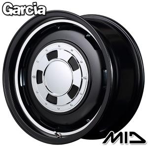 サマータイヤ ホイールセット 165/60R15インチ 4H100 MID ガルシア シスコ BK マッドスター ラジアルM/T ホワイトレター