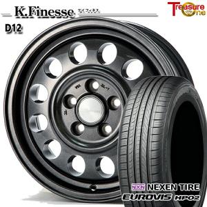 サマータイヤ ホイール4本セット 195/65R15インチ 5H114 トレジャーワン ケイフィネス D12 ガンメタ ネクセン ロードストーン ユーロビズ HP02