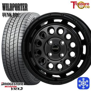 165/60R15インチ ブリヂストン ブリザック VRX3 4H100 スタッドレスタイヤホイール4本セット ワイルドポーター ファンク DDC BP/BC｜mauto