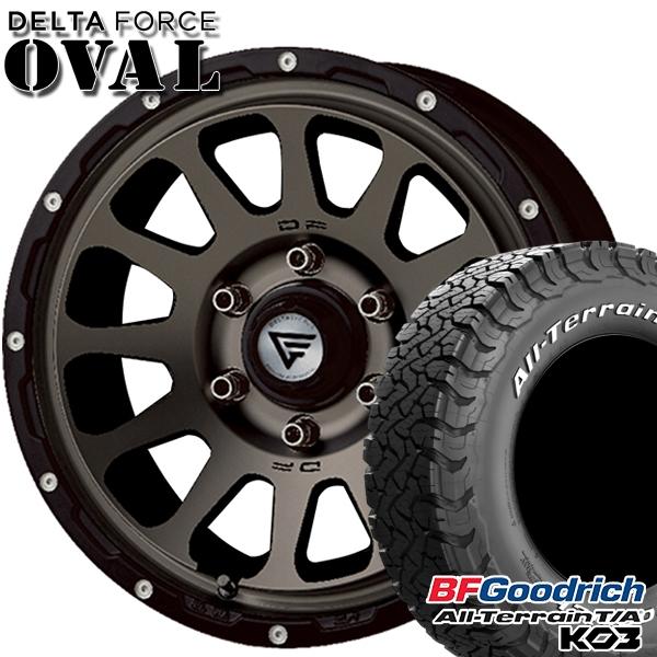 サマータイヤ ホイール4本セット 265/70R17インチ 6H139.7 デルタフォース オーバル...