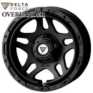 DELTA FORCE OVERLANDER 16インチ 6.0J -5 5-139.7 マットスモーク