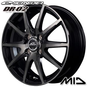 オールシーズンタイヤ ホイールセット 155/65R14インチ 4H100 MID シュナイダーDR-02 BP クムホ ソルウス 4S HA32